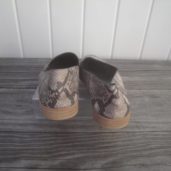 Dolce Vita Loafers Snake Skin Print "Stella" Pamala Shoes Size 9.5 - Picture 4 of 8